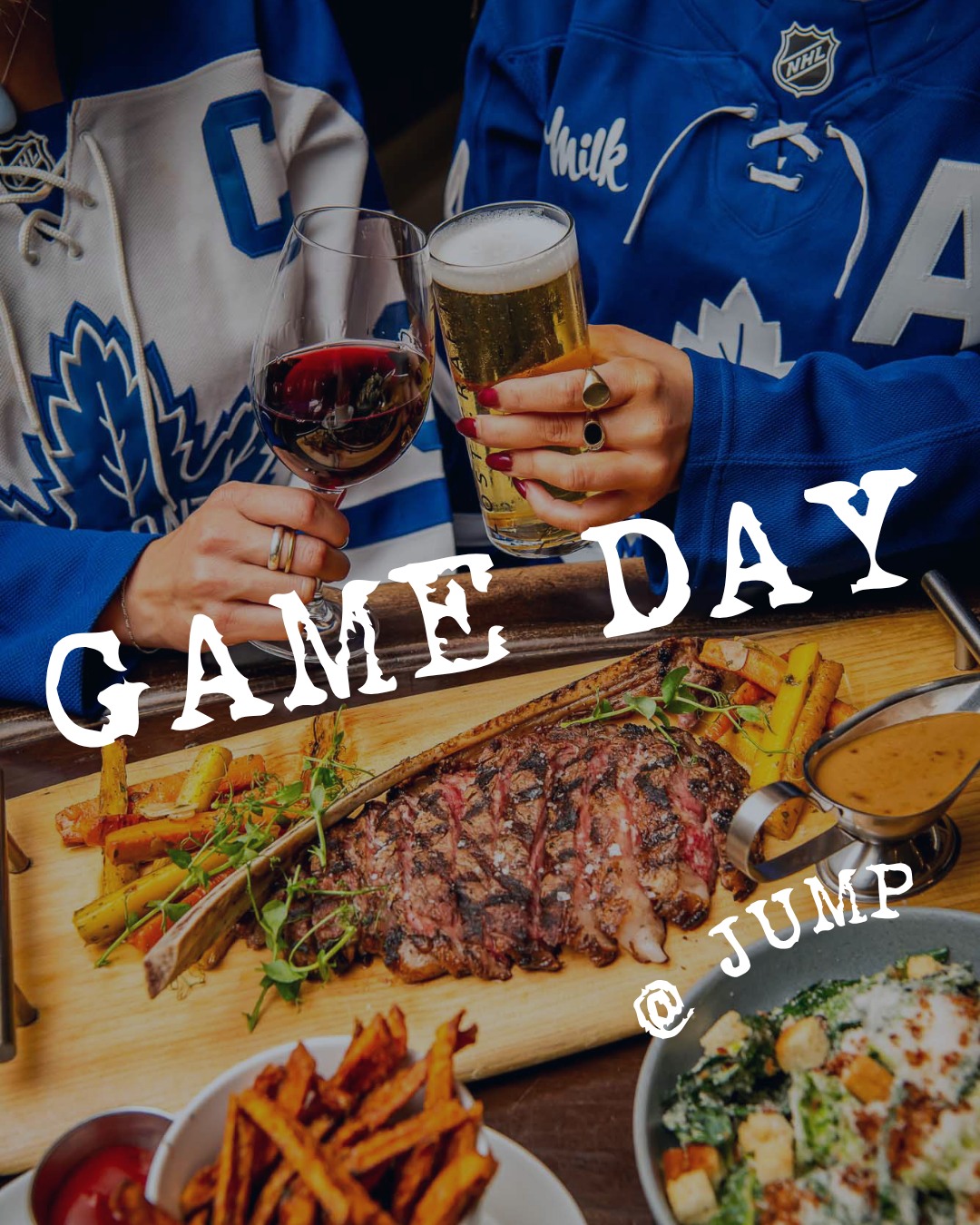 Game night calls for a meal worth cheering for. 🏒🏀⚾️