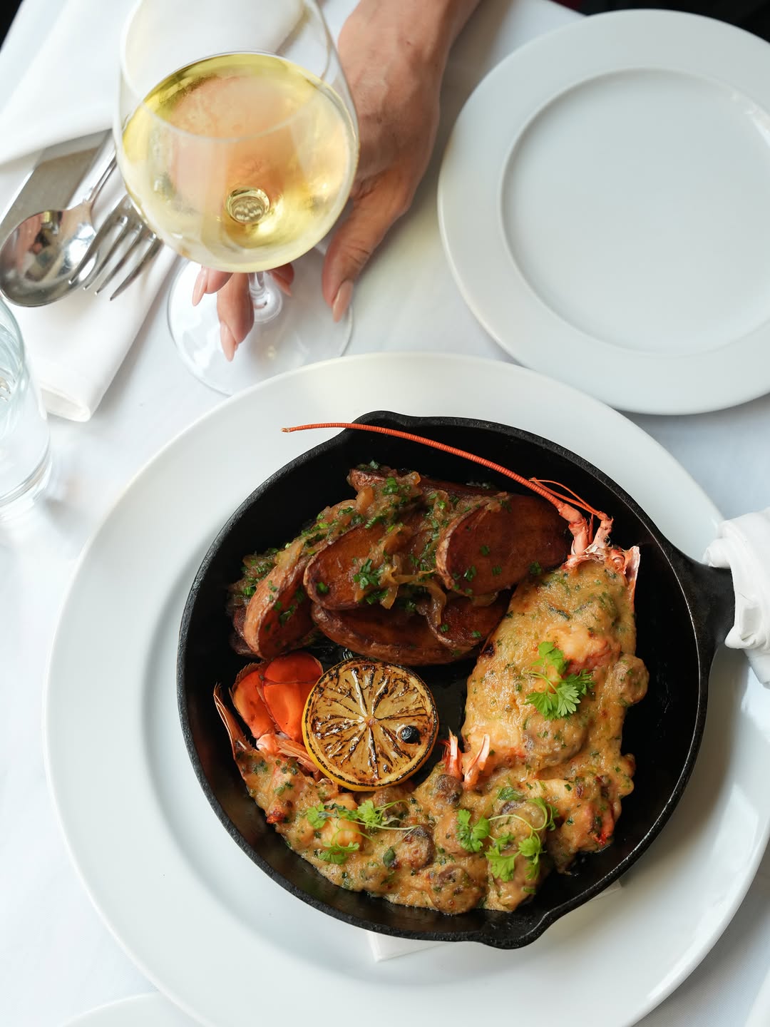 Homard Thermidor.