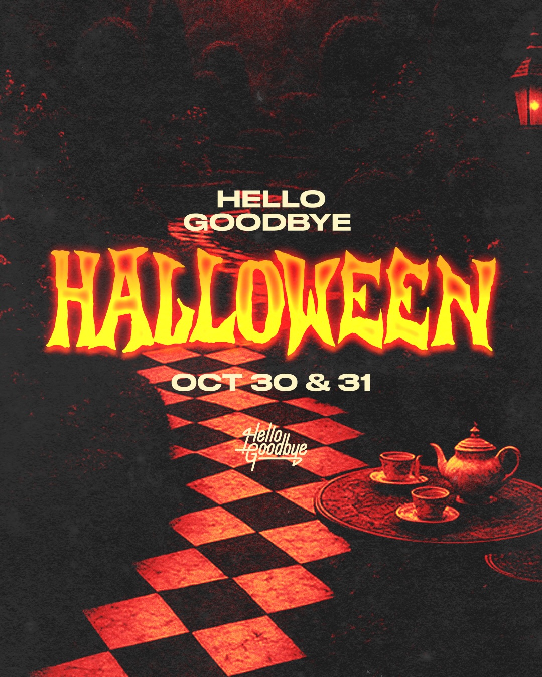 It’s that time of year again where we transform Hello Goodbye into our own haunted playground.