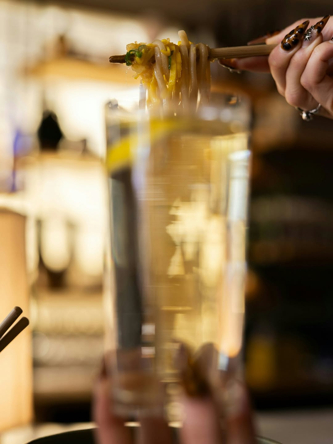 The perfect pairing? A Toki Highball and literally any one of our udons 🍜
