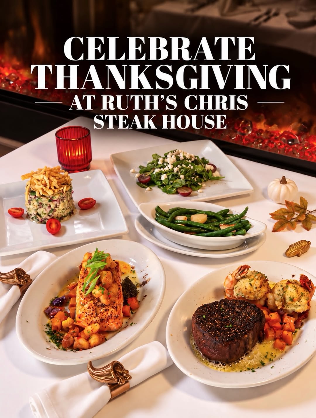 This Thanksgiving, gather around our table & savour the flavours of fall.