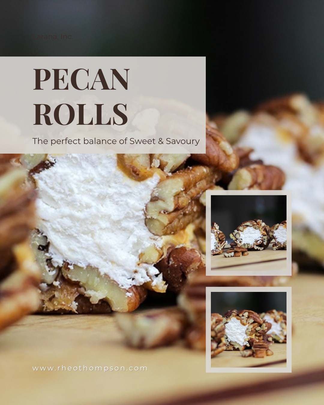 Our traditional light-as-air nougat dipped in caramel and rolled in mammoth pecans. Perfect sliced and added to a desser