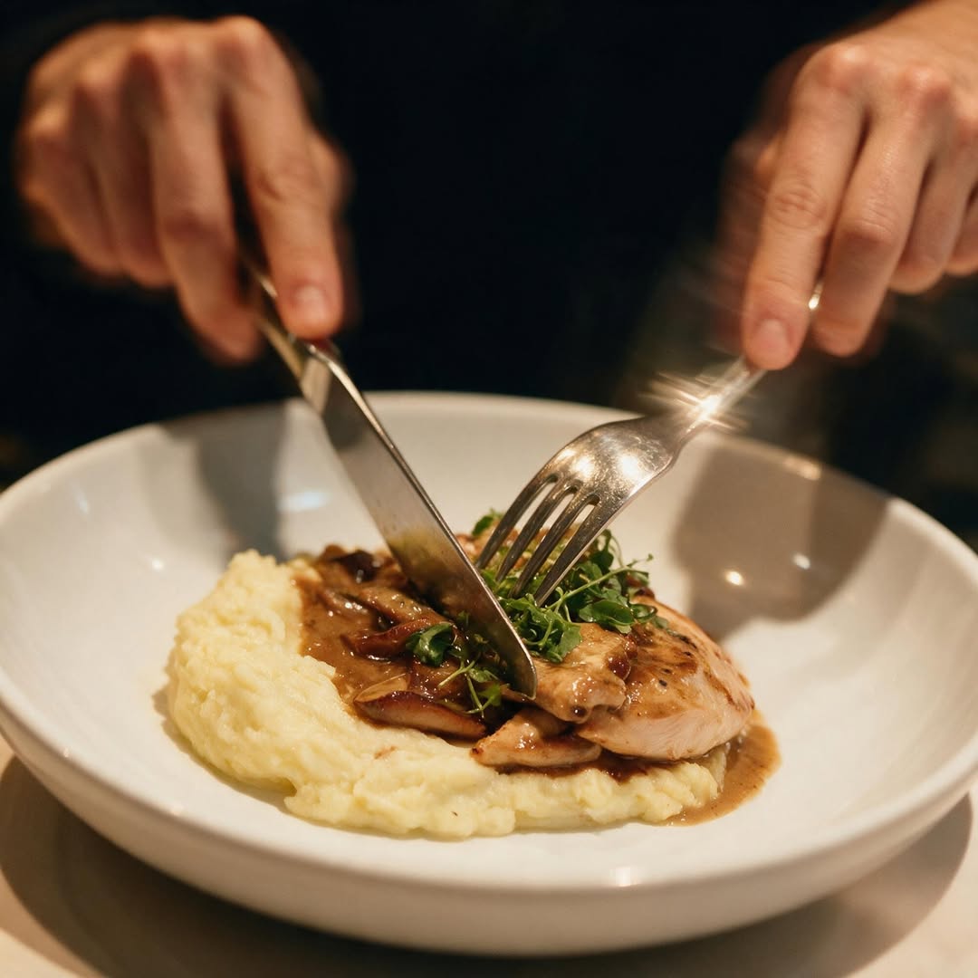 she names her favorite dishes, from behind the kitchen pass. hers, not ours.