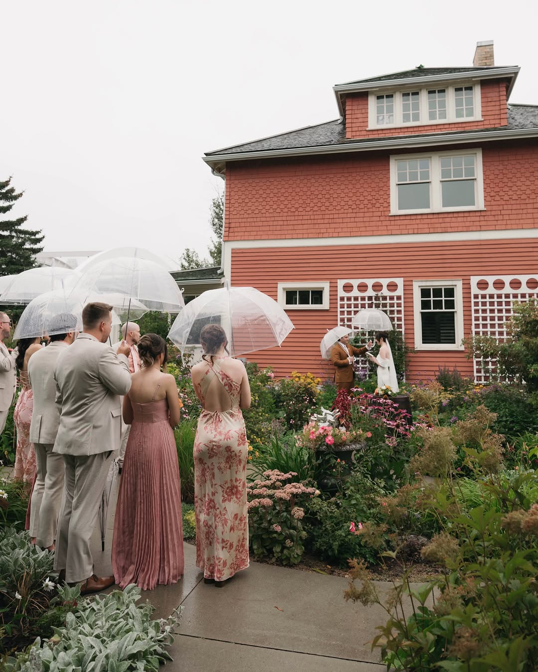 My new favourite thing: private vows, but with your wedding party there to share in the moment!