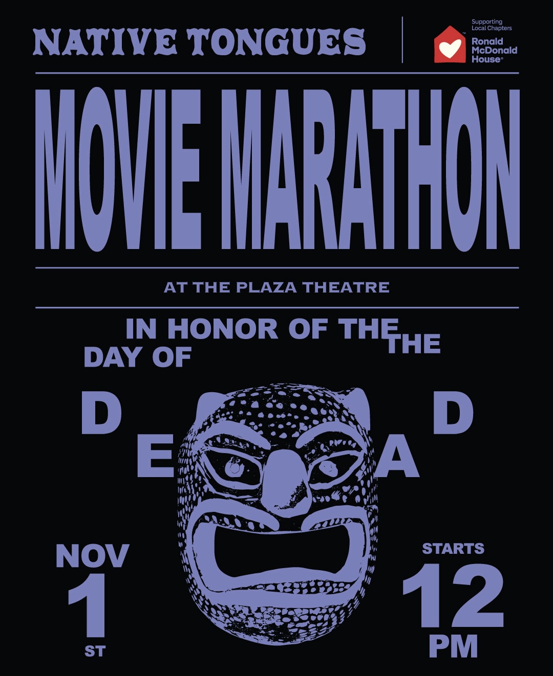 Movies. Tacos. Face paint. Día de Muertos. 🌼