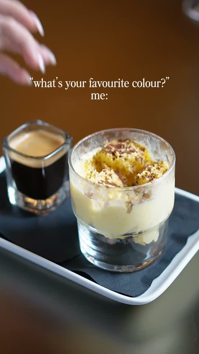 Affogato is always the answer.