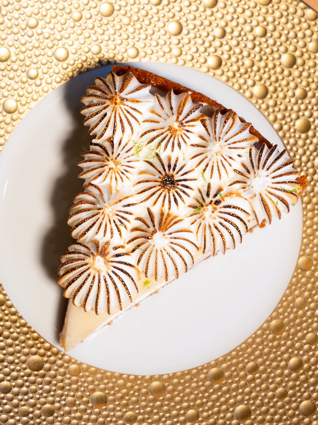 A little peak of meringue, a bright taste of lime, and a very good reason to save room for dessert.