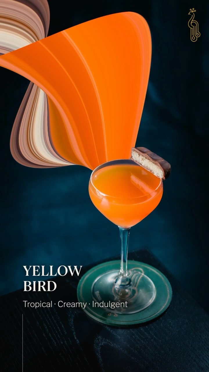 Bumbu rum, banana oleo and coconut milk come together with warm Angostura spice for a decadent, creamy tropical sip.