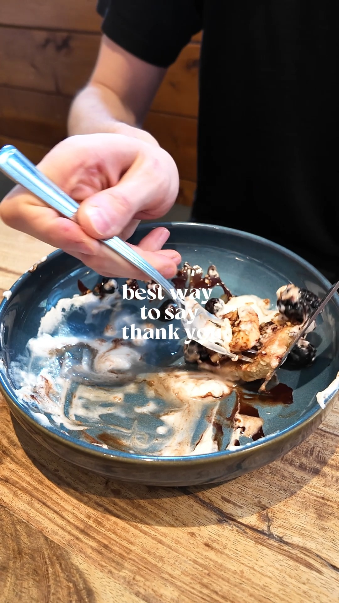 Le meilleur merci qu'on puisse recevoir. 🍽️