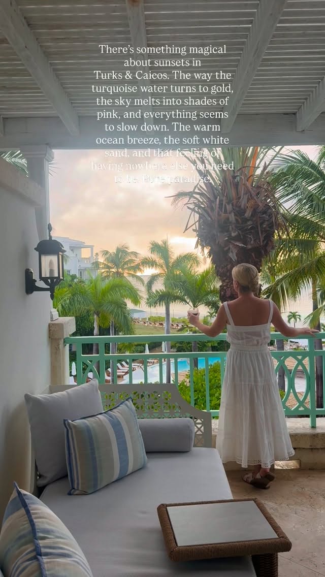 There’s nothing I love more than the calm at the end of the day and the golden light of a sunset. Especially in Turks &