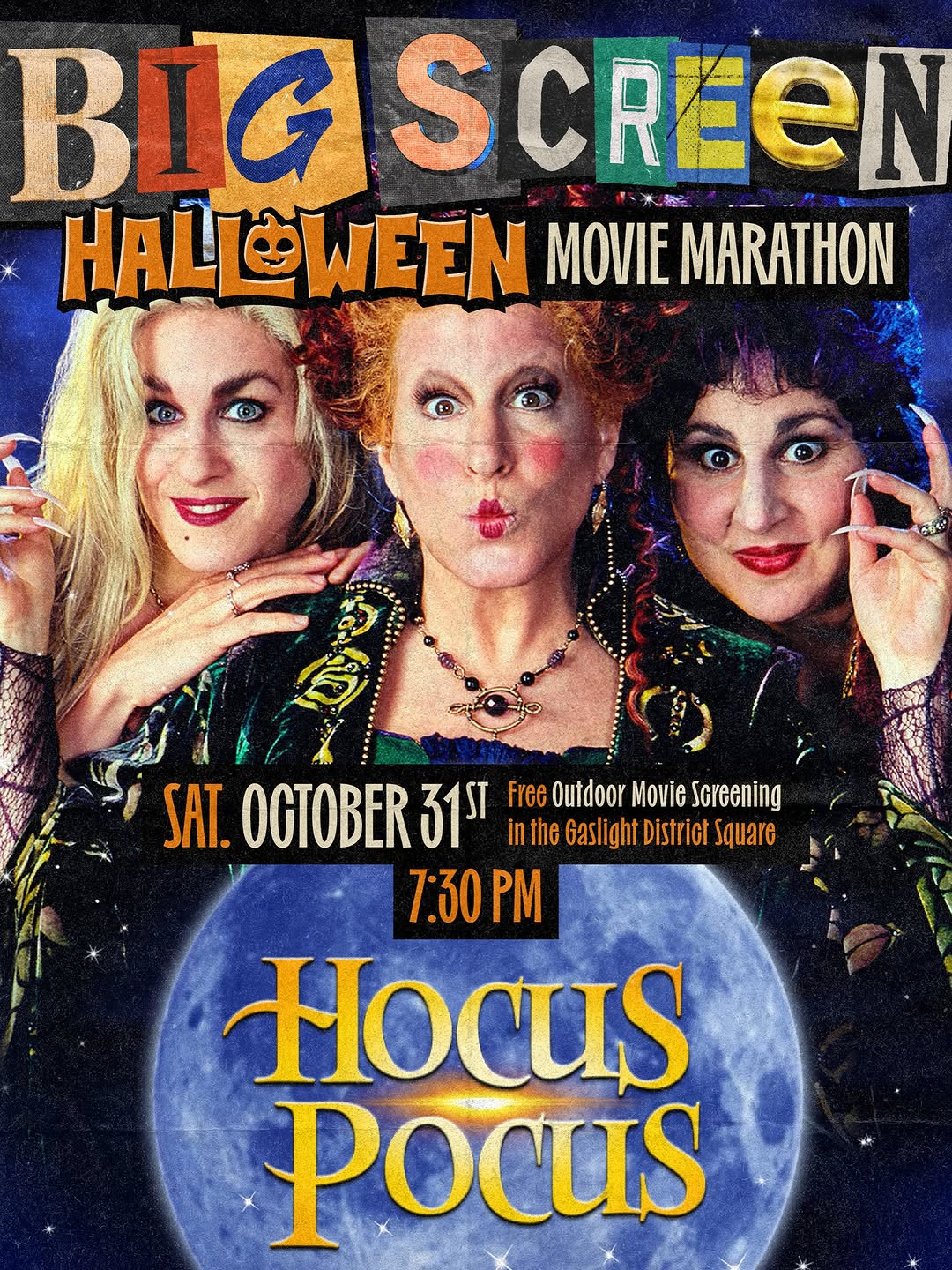 No trick-or-treaters? No problem! On October 31st, we’ll have a special treat for you on the Big Screen!
