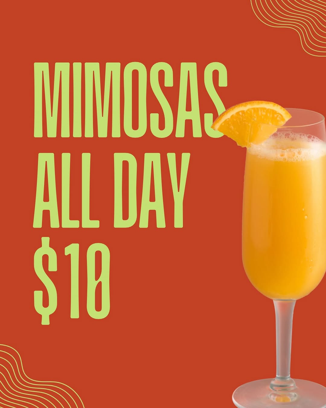 🥂🍊 Your brunch deserves a mimosa!