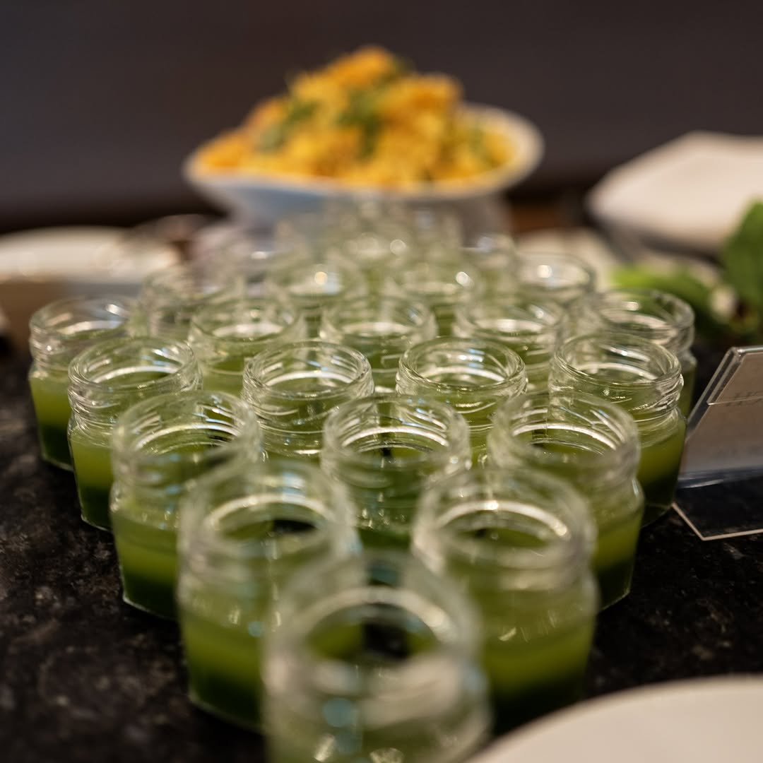 A little something green before the main event.