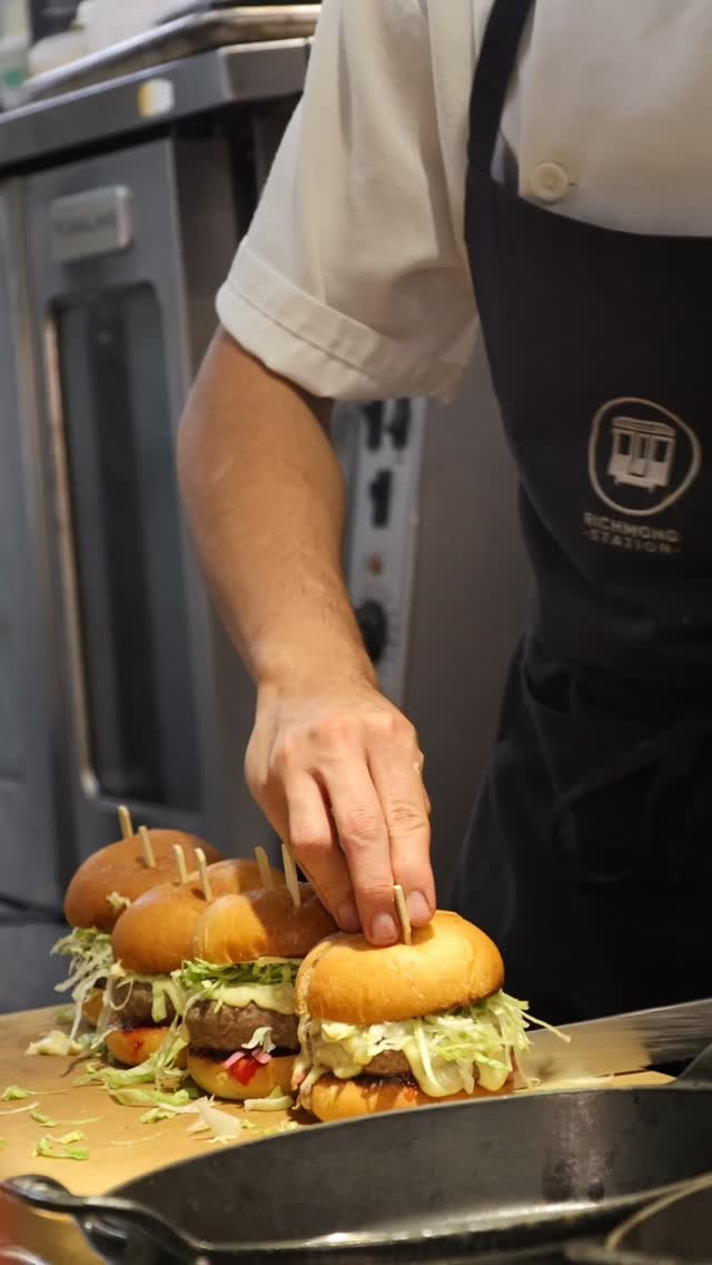 The STN. Burger has been on our menu since day one, and for good reason. Pasture raised beef, aged cheddar, pickled onio