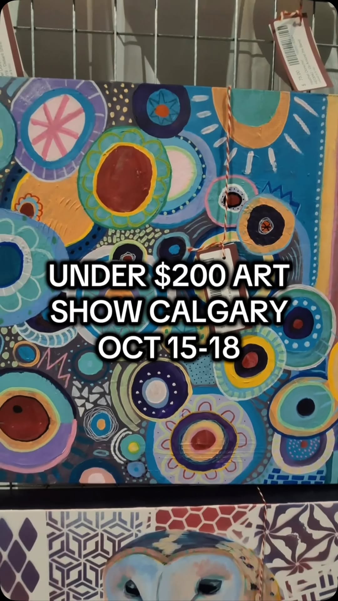 The Under $200 Art Show is right around the corner! Featuring over 70 of our best selling artists from across Alberta! T