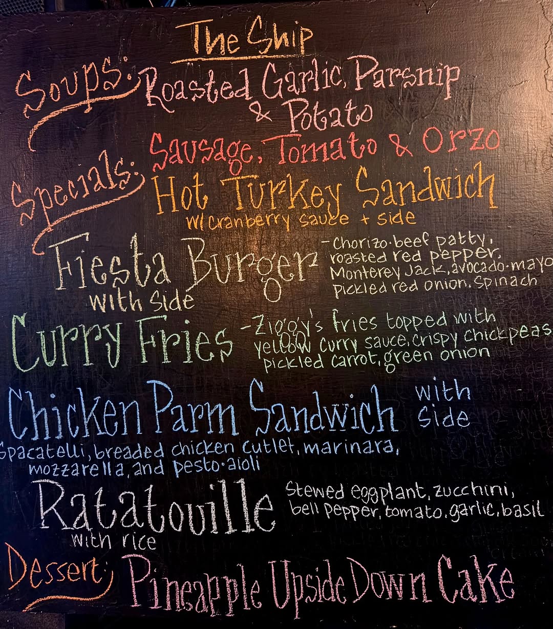 Kitchen opening tomorrow (Tuesday) at noon! This weeks specials October 6-11