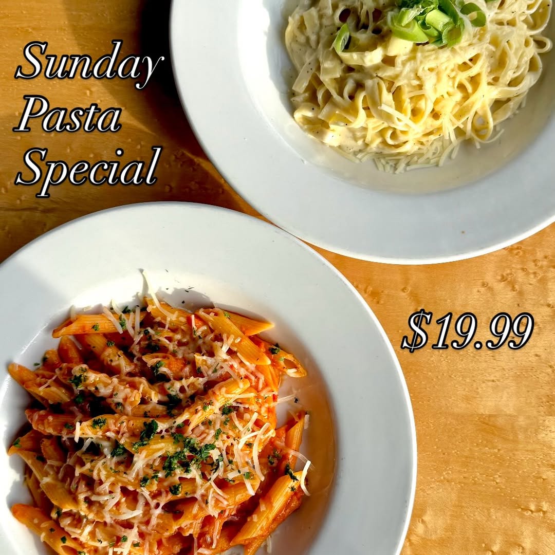 Sunday Pasta Special.