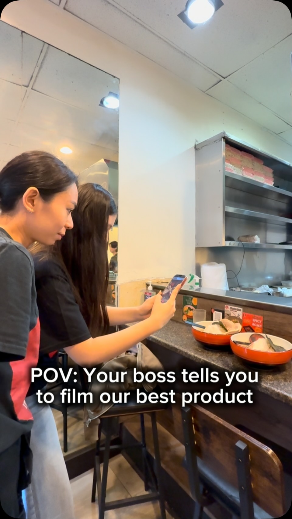 POV: Your boss tells you to film our best product🍜❤️🤭