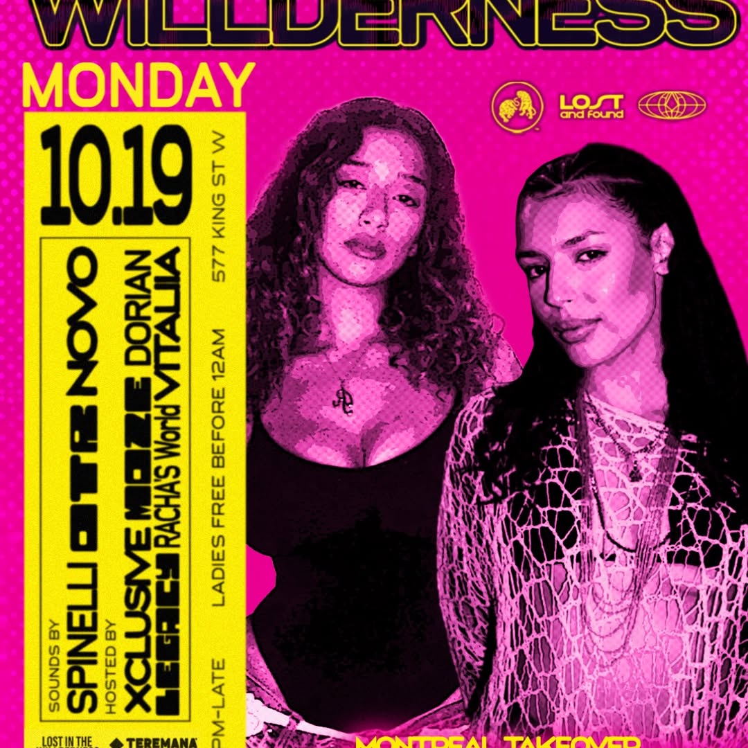 Montreal takeover this Monday night with special guests @rachasworld and @spininelli