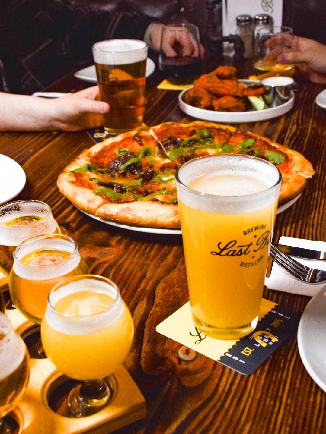 Crafted in Calgary, shared with friends. Pizza, wings, and a 16 oz beer. That’s the Last Best way!