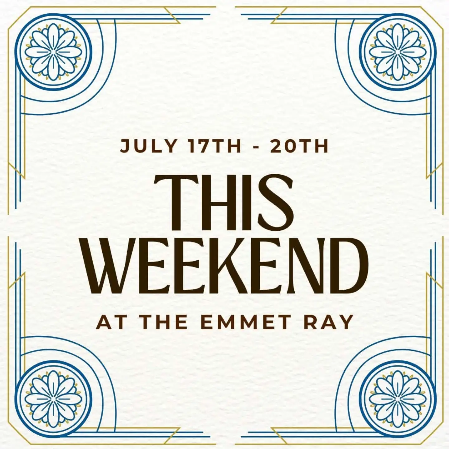 *NEW* The Emmet Ray Café, OPEN daily at 7am, get the right foundation for all the wonderful Live Music in the evening, 2