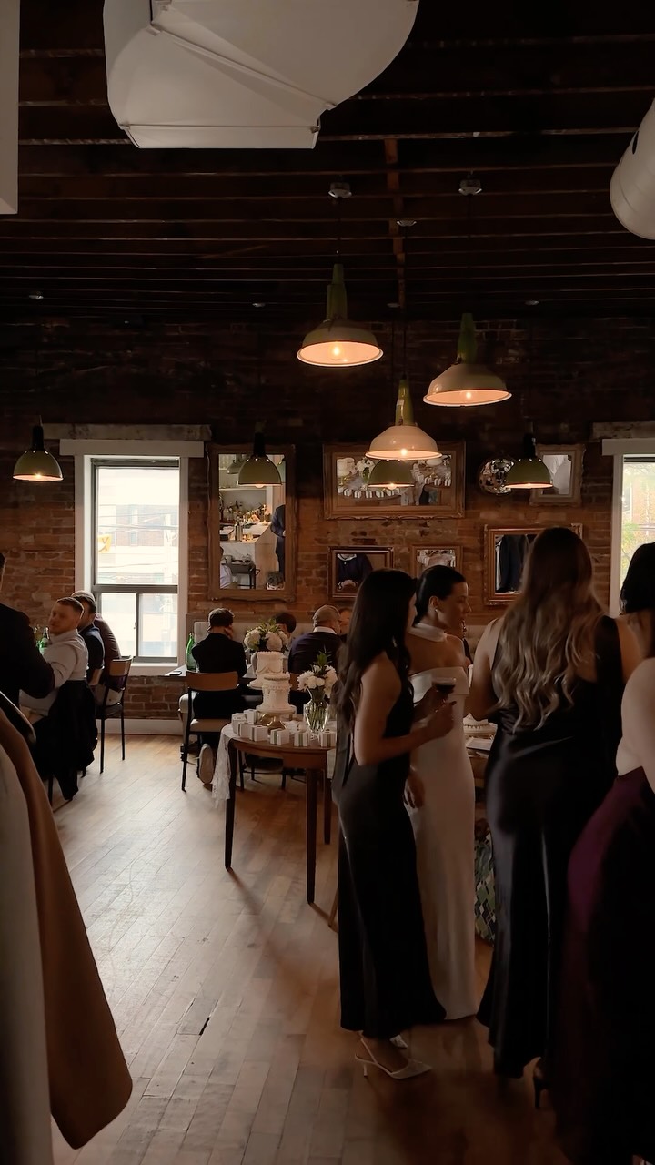 Intimate fall wedding at NODO Leslieville 🤎